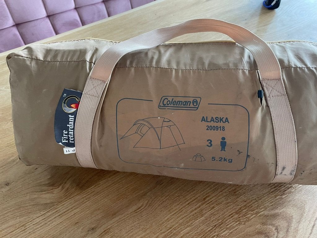 Coleman Alaska 3-persoons tent, Ophalen of Verzenden, Gebruikt, Tot en met 3