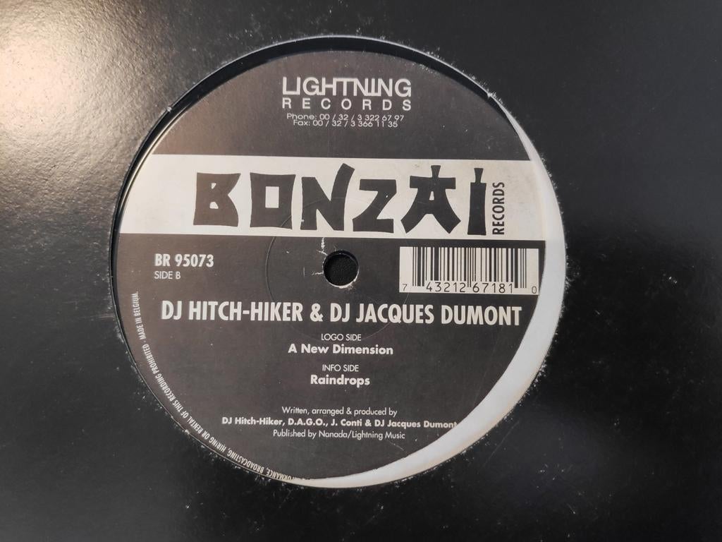 DJ Hitch-Hiker & DJ Jacques Dumont* - A New Dimension, Ophalen of Verzenden, Gebruikt, 12 inch, Techno of Trance