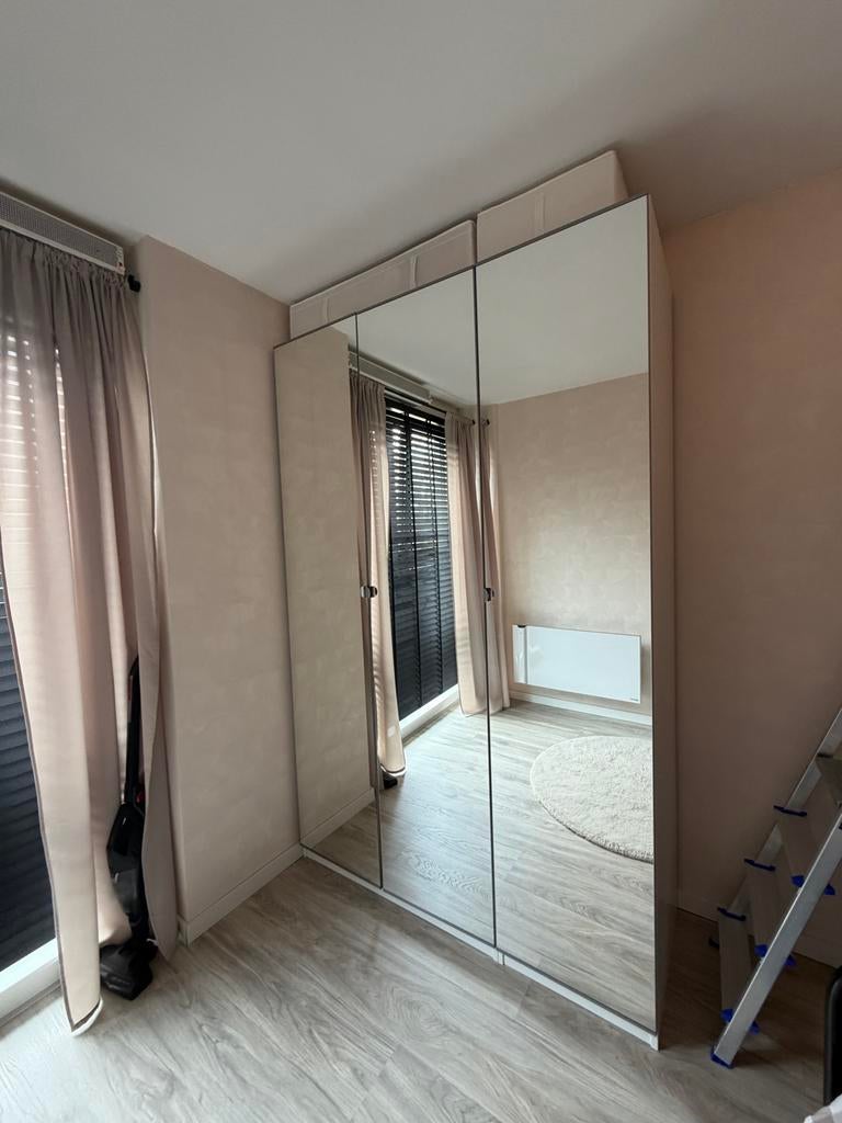 3 Ikea spiegel kastdeuren. Alleen deuren, Gebruikt, 100 tot 150 cm, 200 cm of meer, Ophalen of Verzenden