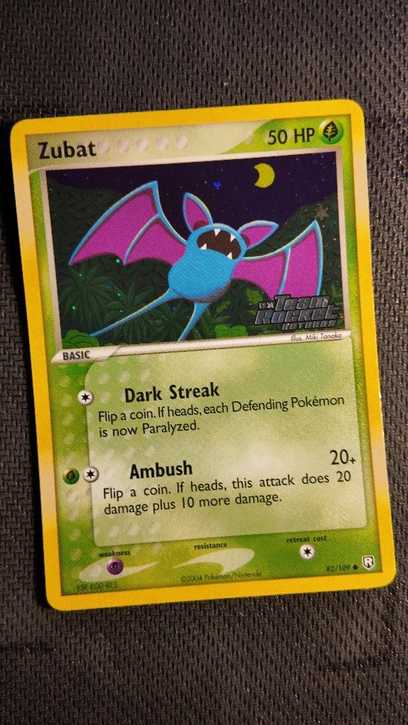 Zubat 82 Team Rocket Returns | Pokemon kaart, Ophalen, Zo goed als nieuw, Losse kaart, Foil