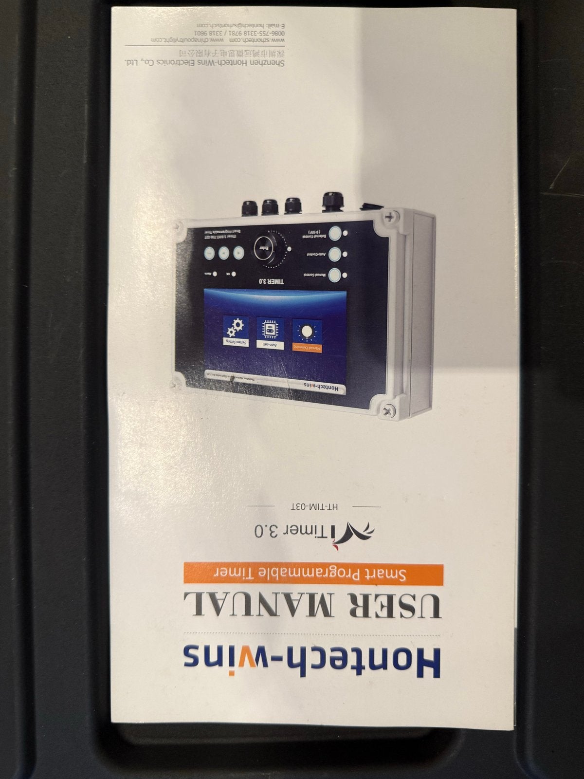 Honech-wins Timer 3.0 Smart Programmeerbare Licht Regelaar, Overige merken, Kunststof, Zwart, Nieuw
