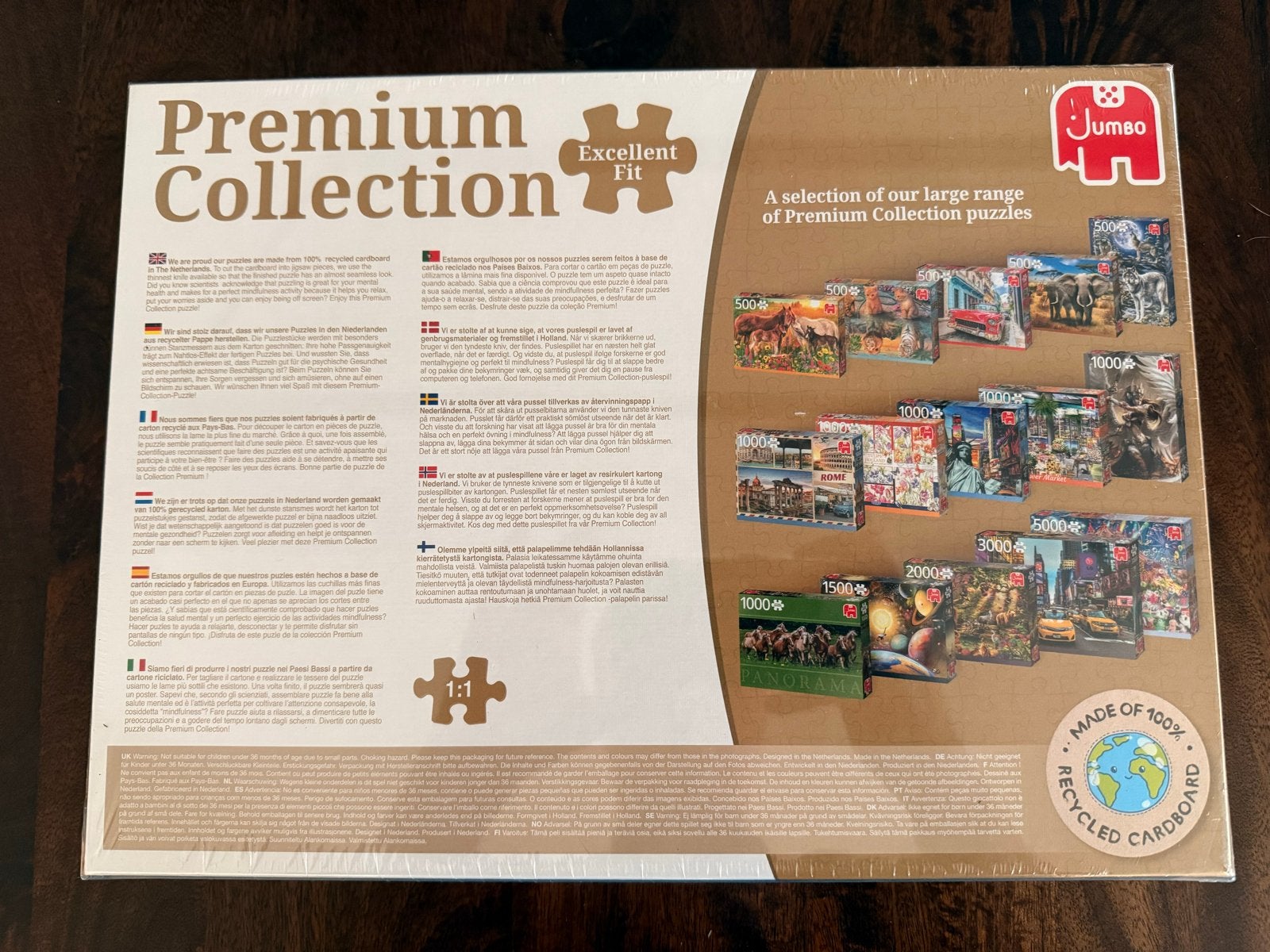Jumbo Efteling Anton Pieck Puzzel 1000 stukjes NIEUW, Ophalen of Verzenden, 500 t/m 1500 stukjes, Nieuw, Legpuzzel