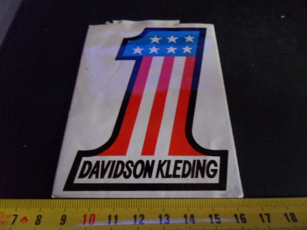 sticker Davidson kleding, Ophalen, Zo goed als nieuw