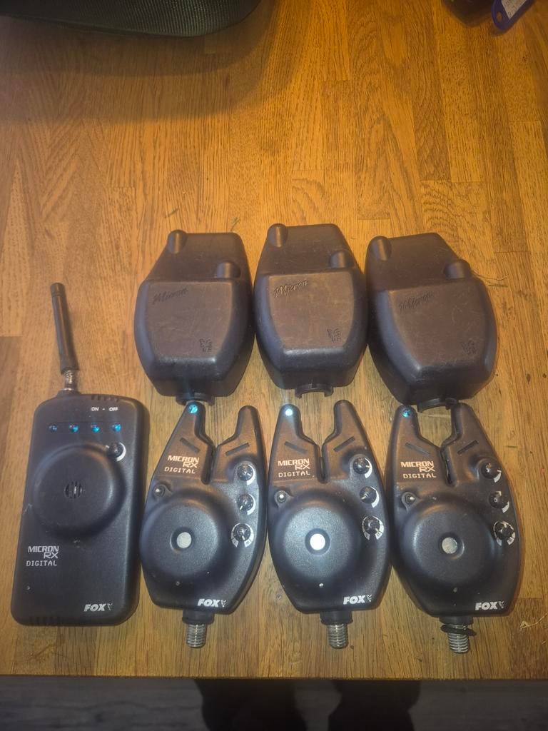 Fox Micron Digital Beetmelders Set met Receiver, Ophalen of Verzenden