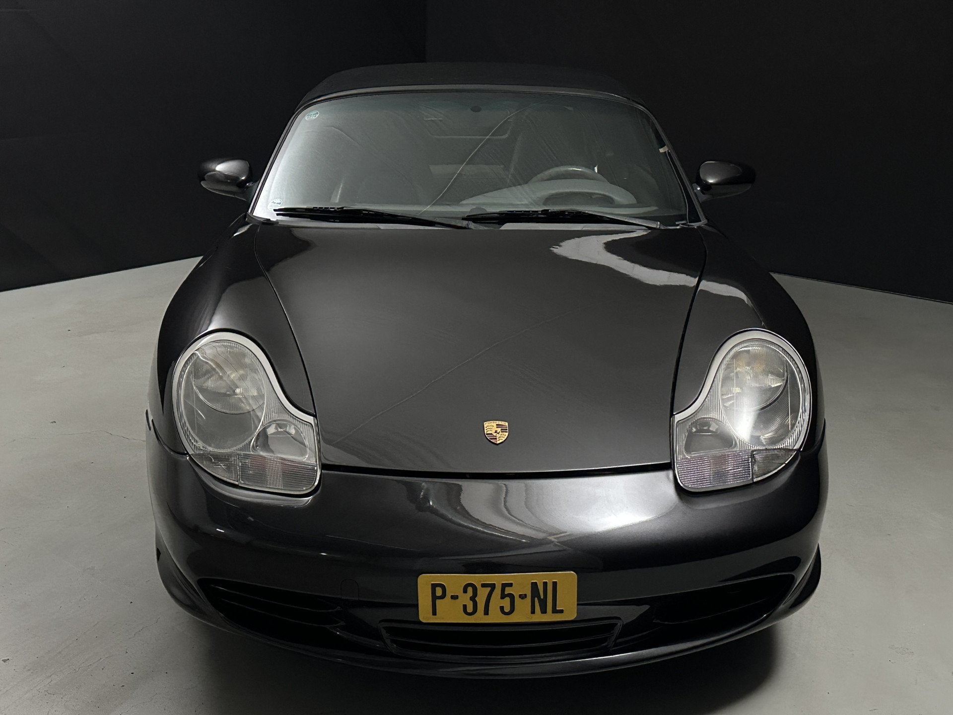 Porsche Boxster S 3.2 handgeschakeld *Cabrio*AC* (bj 2004), Auto's, Achterwielaandrijving, Gebruikt, Cabriolet, Zwart