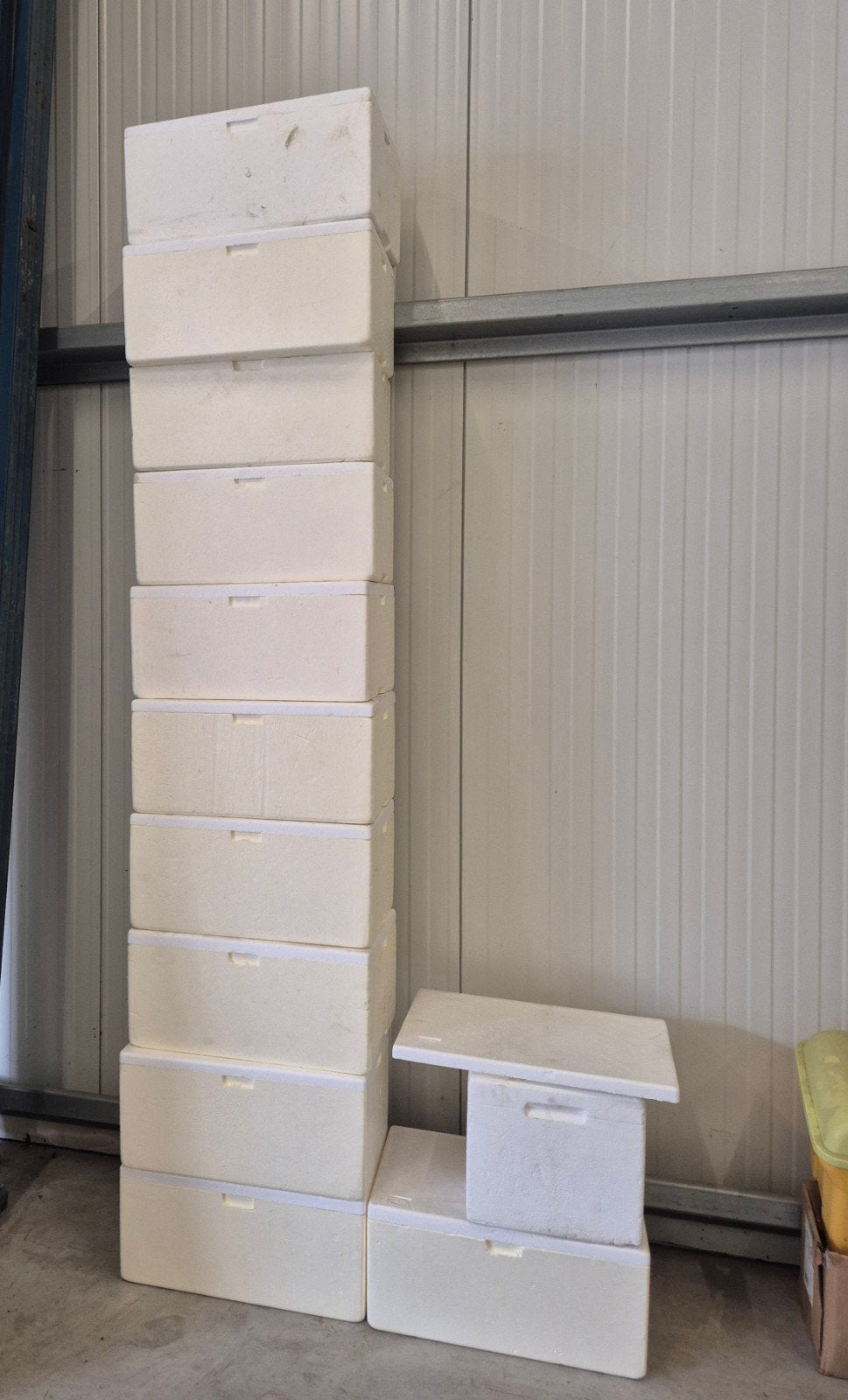 Piepschuim bakken - EPS isolatieboxen, Doe-het-zelf en Verbouw, Ophalen, Krat, Minder dan 35 cm