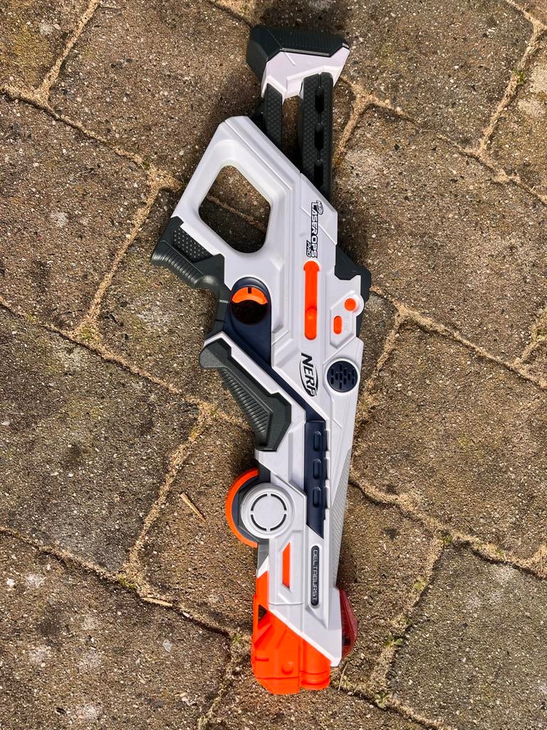 Nerf Laser Ops Pro Deltaburst, Kinderen en Baby's, Speelgoed | Buiten | Actiespeelgoed, Ophalen of Verzenden, Gebruikt