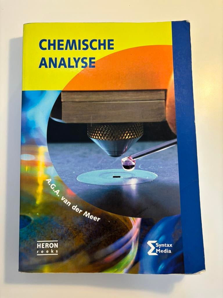 Chemische analyse, Ophalen of Verzenden, Zo goed als nieuw, Overige niveaus