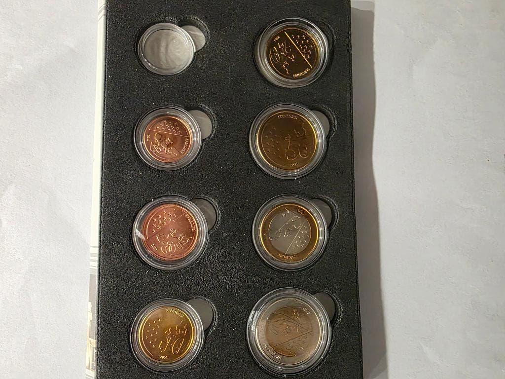 te koop setje euro munten civitas vaticana zie foto, Ophalen of Verzenden, Overige landen, Overige waardes, Setje