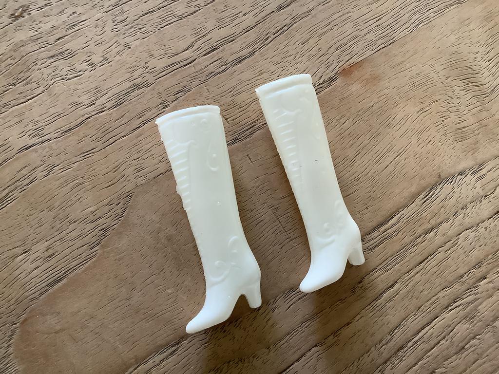 Vontage barbie laarzen, Verzenden, Gebruikt