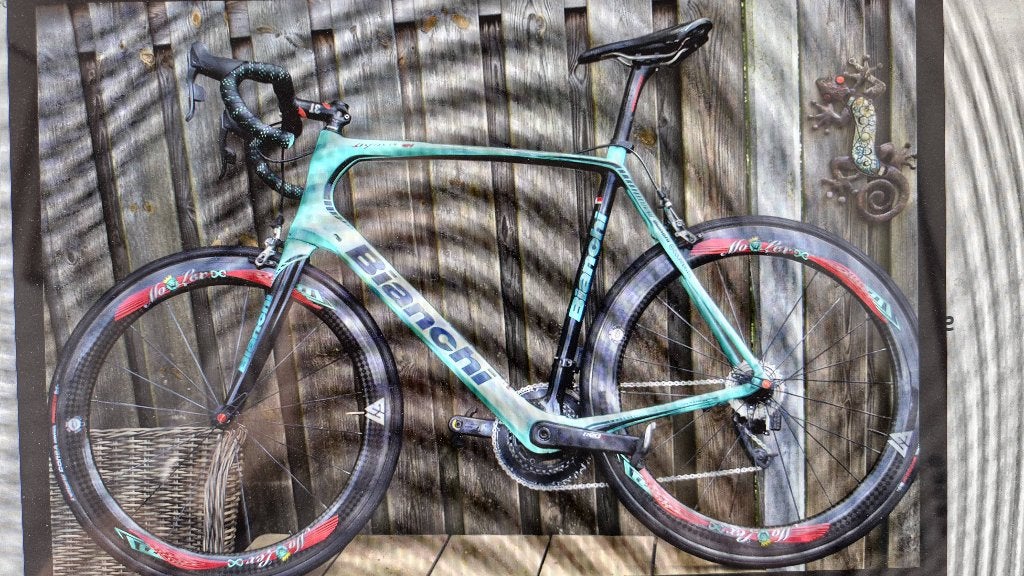Bianchi Infinito in mooie staat, 28 inch, Gebruikt, Carbon, 61 tot 65 cm