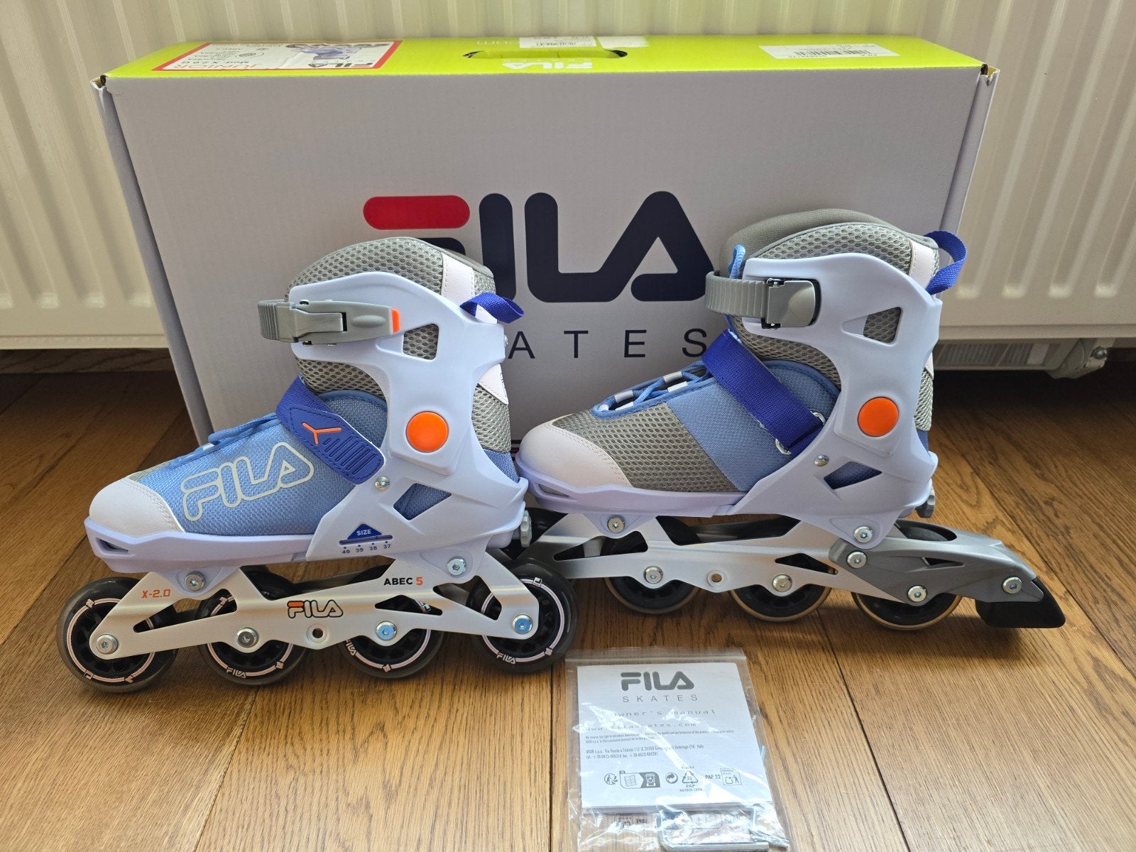 Nieuwe Fila X 2.0 G Lavender Inline Skates - Maat 37-40, Overige merken, Verstelbaar, Kinderen, Nieuw