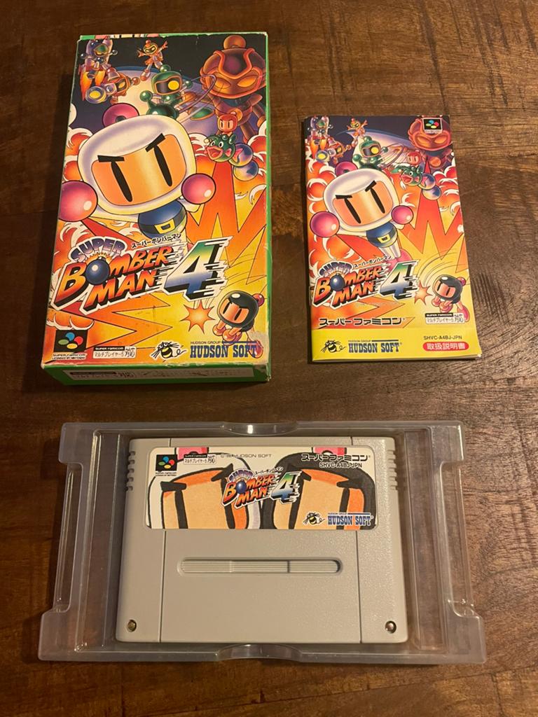 Super Bomberman 4 SNES Super Nintendo SFC Famicom CIB NTSC, Spelcomputers en Games, Games | Nintendo Super NES, 1 speler, Ophalen of Verzenden