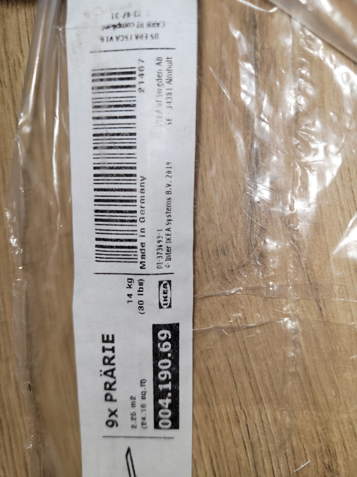 Gevraagd  prari ikea laminaat, Doe-het-zelf en Verbouw, Vloerdelen en Plavuizen, Ophalen, 50 tot 150 cm, 10 m² of meer, 10 tot 30 cm