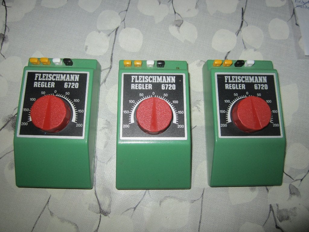 fleischmann Ho besturing unit 6720 (3 stuks), Gebruikt, Gelijkstroom, Fleischmann, Rails