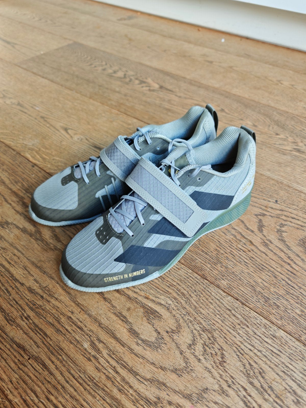 Adidas Adipower 3 Gewichthefschoenen - Zo goed als nieuw, Ophalen, Zo goed als nieuw, Groen, Adidas