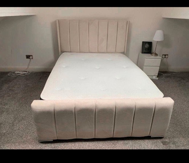 elegant bedframe verkrijgbaar in meerdere maten, Verzenden, Nieuw, Tweepersoons, Wit