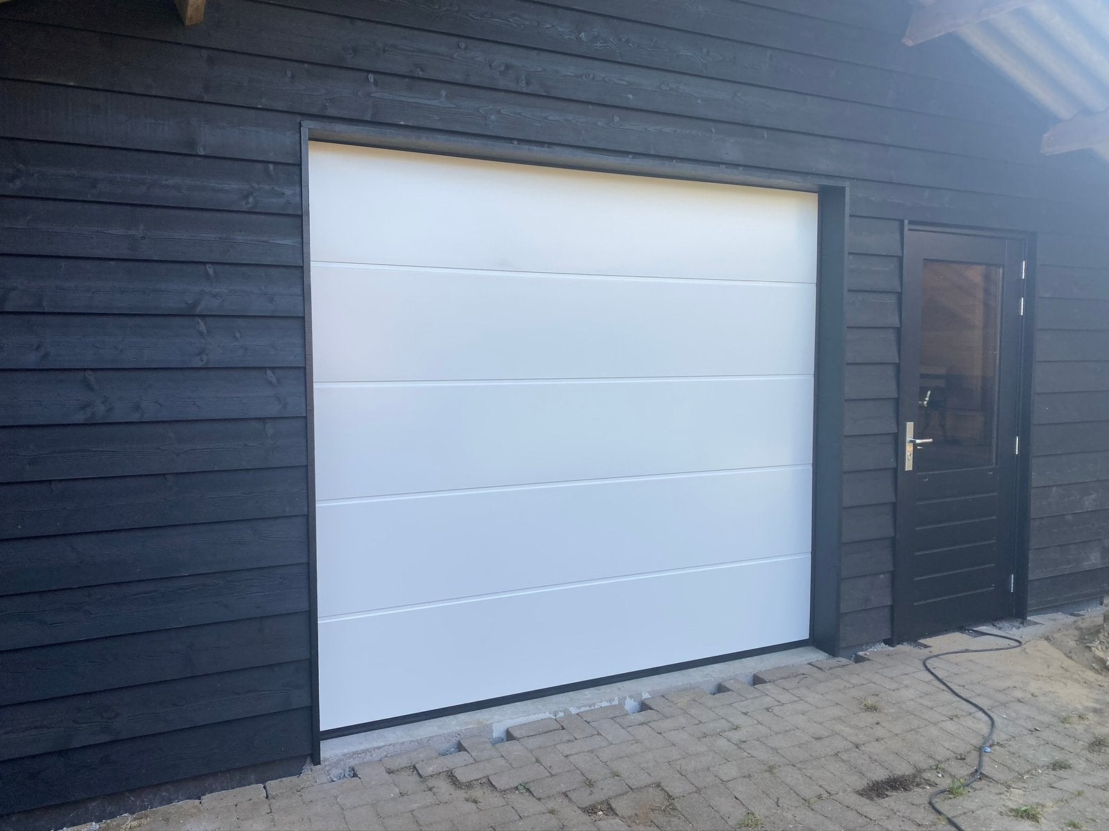 Magazijn opruiming, diverse garagedeur sets, Ophalen of Verzenden, Zo goed als nieuw, Overige houtsoorten, 50 mm of meer