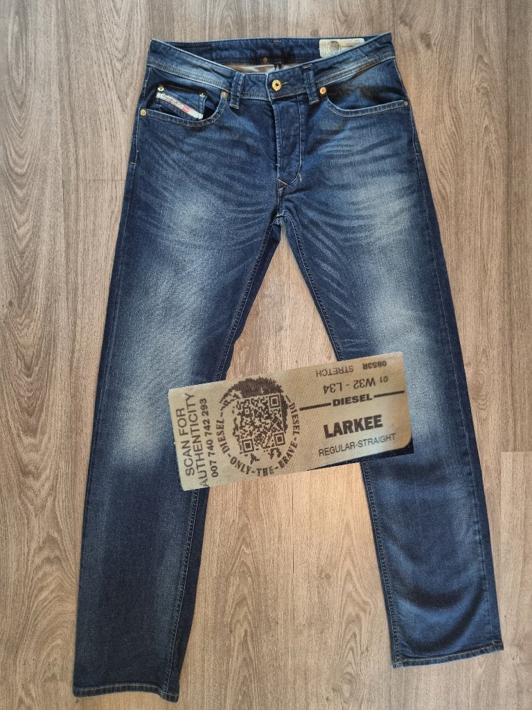 Diesel LARKEE W32 L34 | 32x34 - regular straight y2k #D1565, Diesel, Blauw, Diesel, W32 (confectie 46) of kleiner