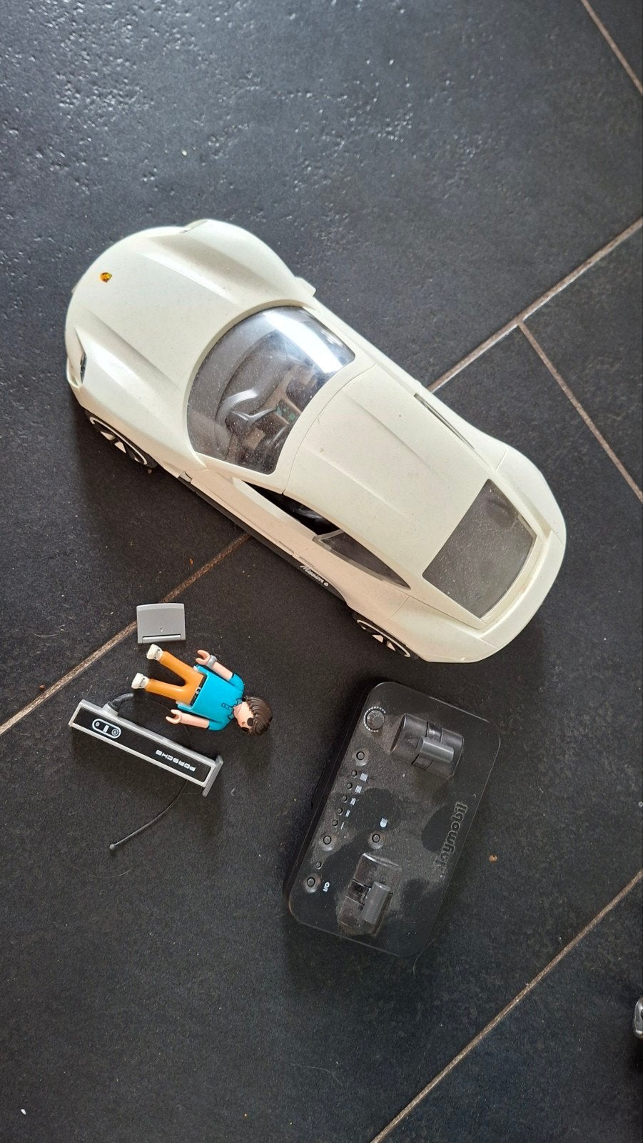 Playmobil Porsche Mission E met afstandsbediening, Ophalen of Verzenden, Gebruikt, Afstandsbediening