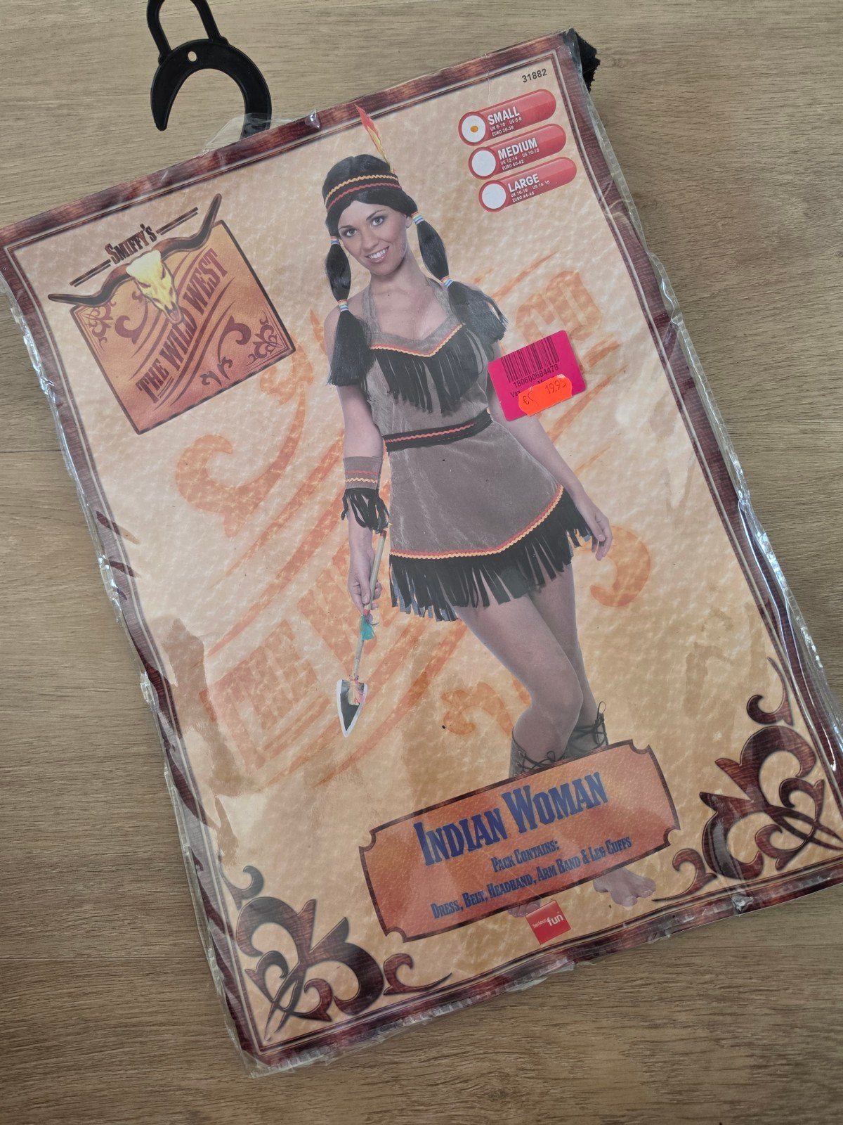 nieuw! indiaan outfit maat S. heb er 2, Ophalen of Verzenden, Nieuw, Carnaval