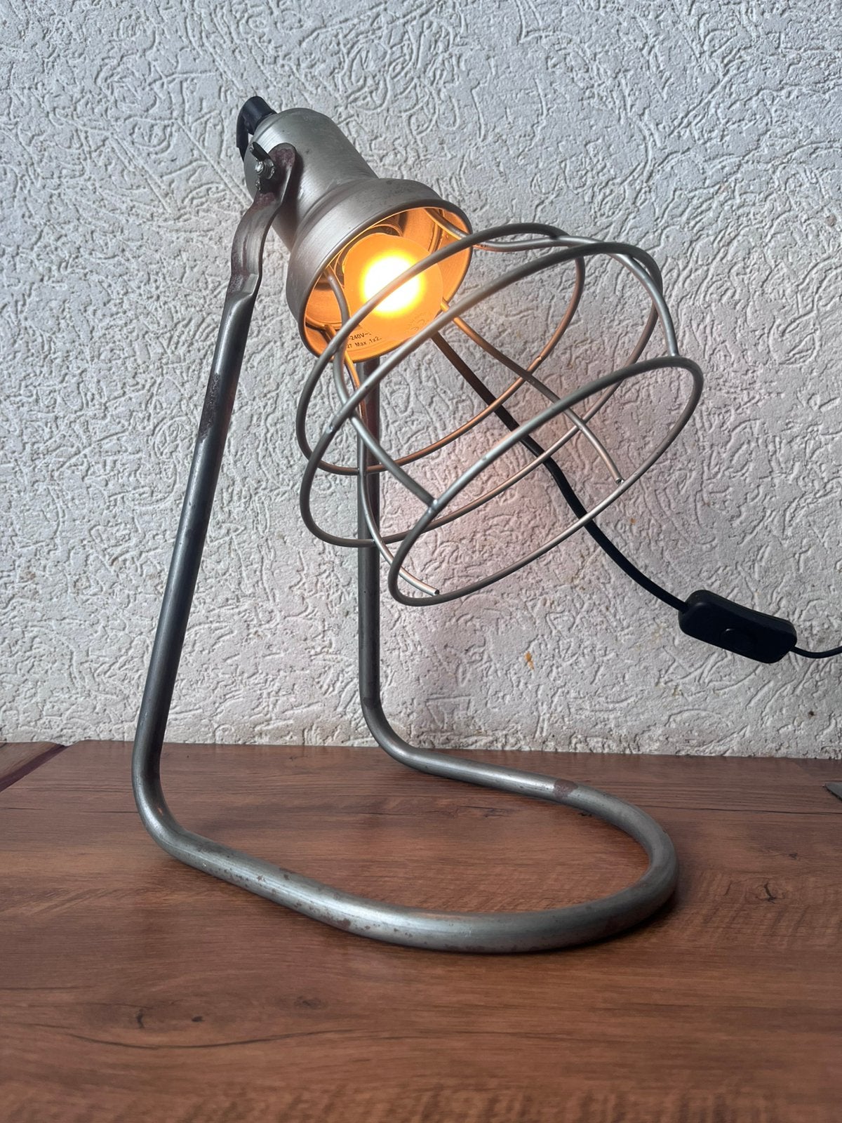 industriële tafel lamp, Ophalen, Zo goed als nieuw, Minder dan 50 cm