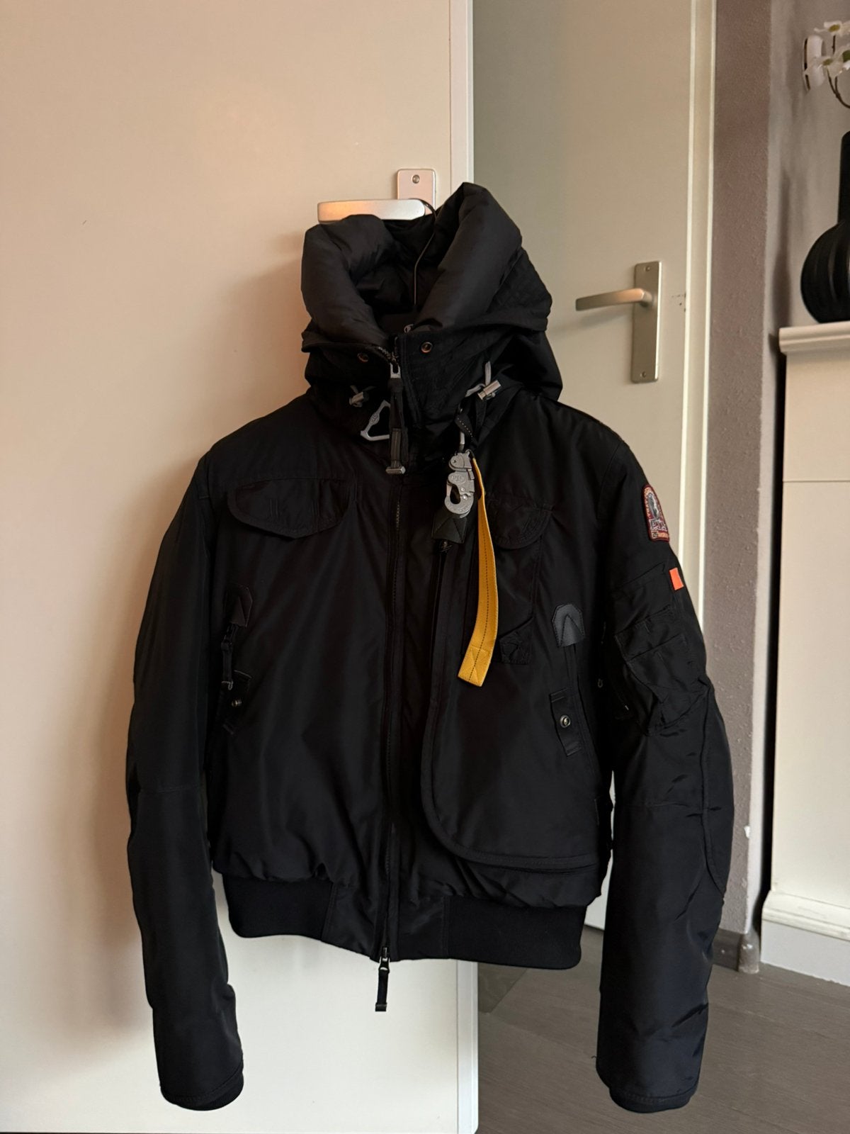 Parajumper Gobi Bomberjack Zwart, Maat S, Ophalen of Verzenden, Zo goed als nieuw, Zwart