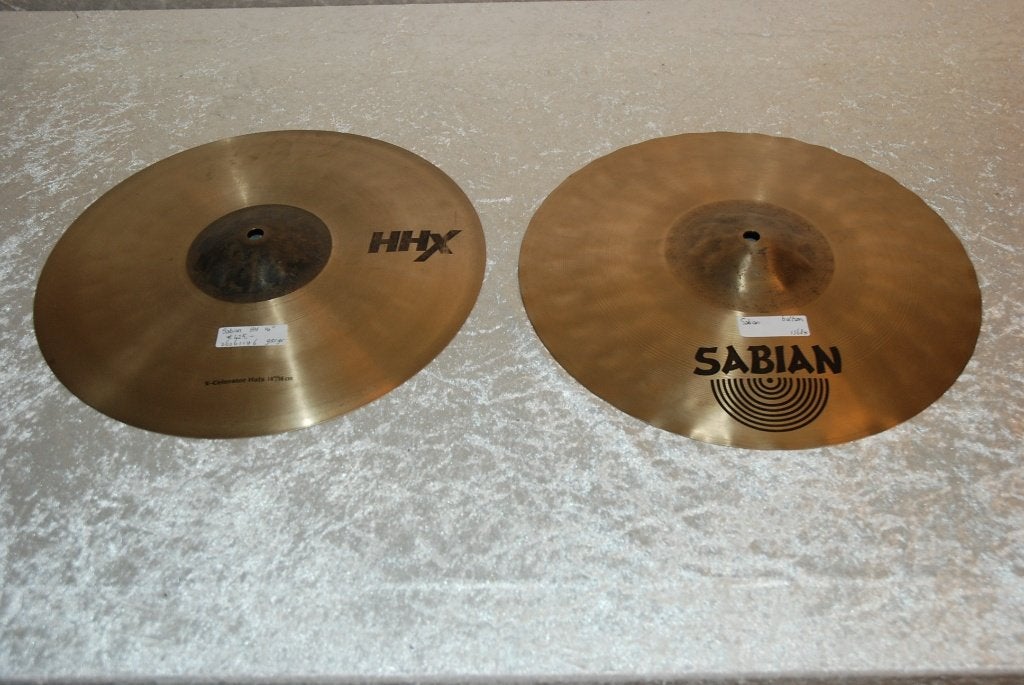 Sabian X-celerator HHX hihats 1568/951gr 14 inch <26261196>, Muziek en Instrumenten, Ophalen, Sabian, Gebruikt, .