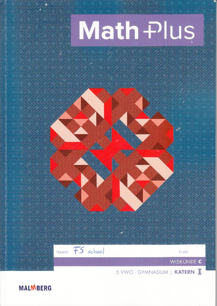 Wisk math plus Gymn/VWO 5C, Boeken, Schoolboeken, Ophalen of Verzenden, Zo goed als nieuw, VWO