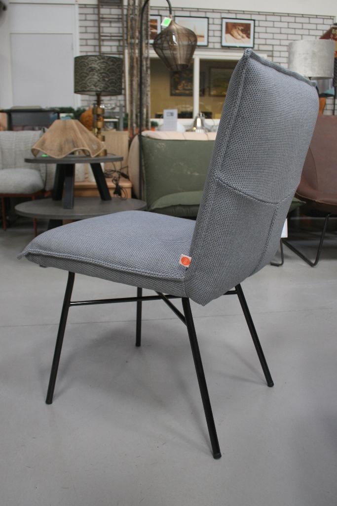 Luxe tuinstoelen Sanne Jess stof lichtblauw draaibaar terras, Ophalen, Zo goed als nieuw