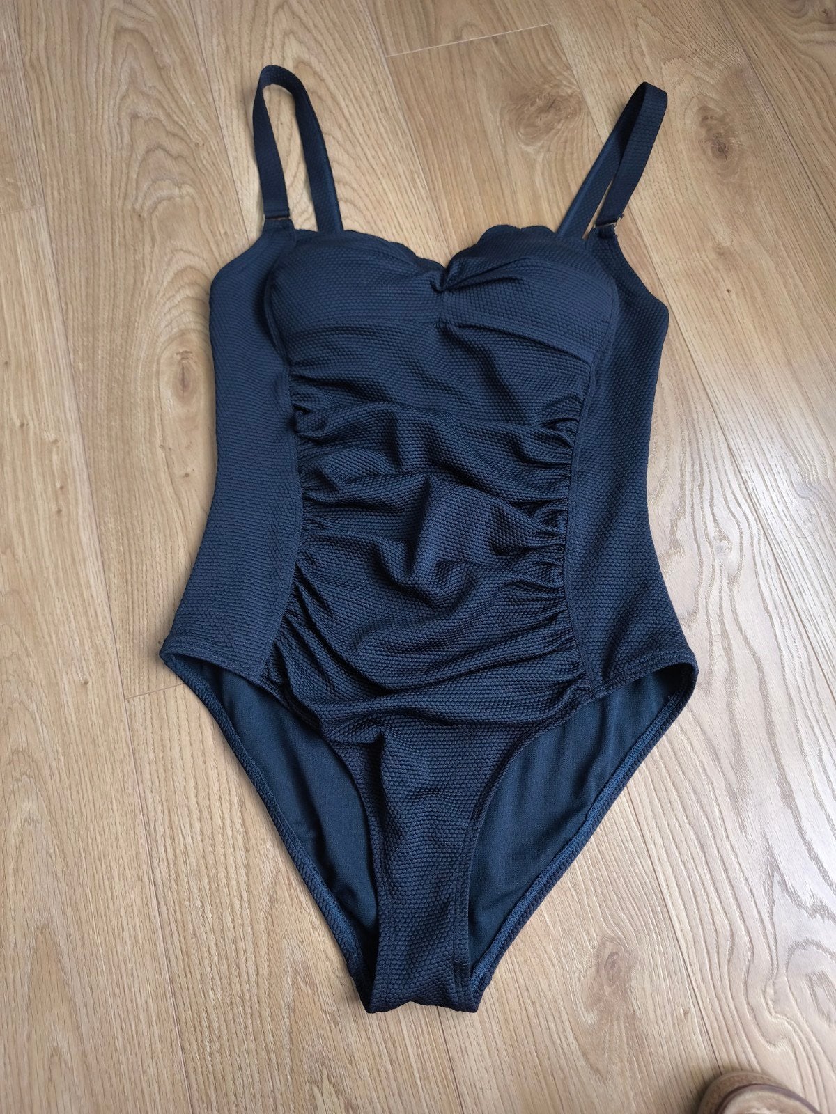 Hunkemöller Badpak Blauw Maat 38, Blauw, Badpak, Ophalen of Verzenden, Zo goed als nieuw