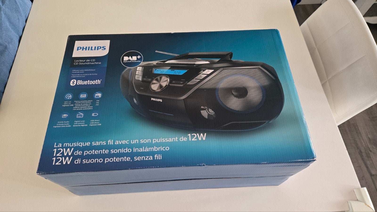 Philips CD Soundmachine met DAB+ en Bluetooth, Ophalen, Philips, Draagbaar, Nieuw