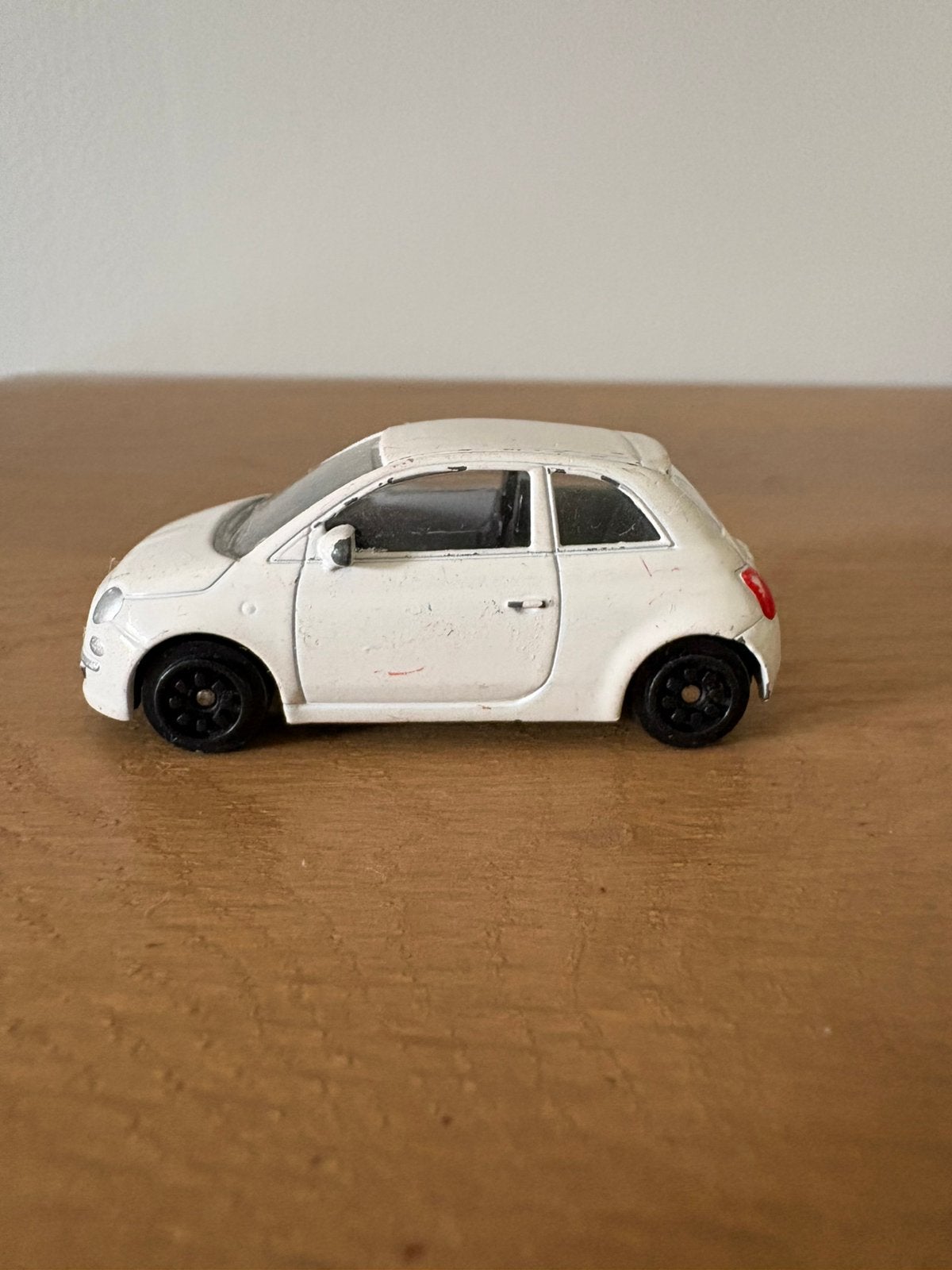 Norev Minijet Fiat 500 wit, Ophalen of Verzenden, Gebruikt, Auto