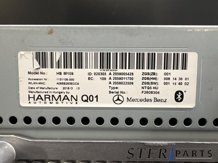 Navigatie Systeem van een Mercedes C-Klasse, Gebruikt, -, Ophalen of Verzenden, -