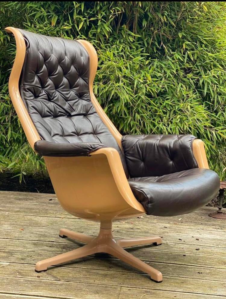 Zweedse Galaxy Lounge Chair 1960s, Huis en Inrichting, Ophalen of Verzenden