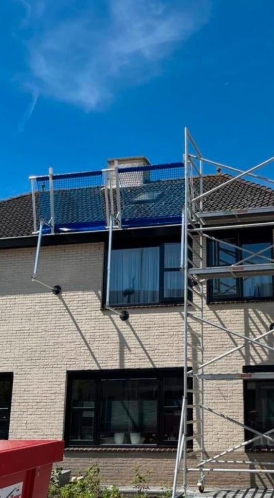 ASC Aluminium Schuindak Dakrandbeveiliging – 2x2 Meter, Ophalen, Gebruikt, Overige typen, 5 meter of hoger