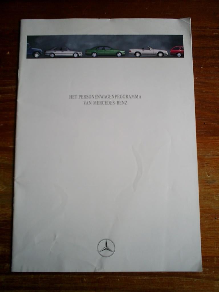 Mercedes Personenwagen Programma Alle Modellen [ 8 / 1995 ], Verzenden, Zo goed als nieuw, Mercedes