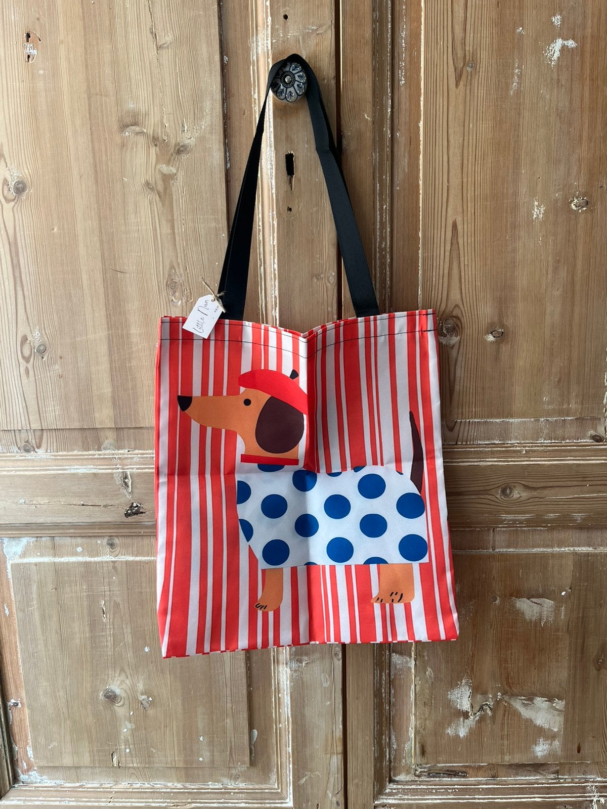 Nieuw teckel totebag canvastas, Ophalen of Verzenden, Nieuw, Rood, Shopper
