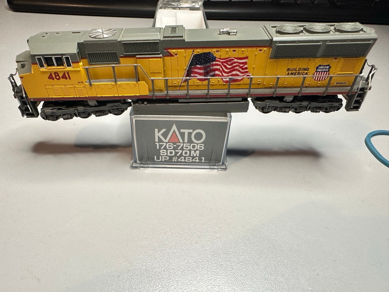 Kato Union Pacific EMD SD70M Locomotief N-schaal #4841, Overige merken, Ophalen of Verzenden, Zo goed als nieuw, Analoog