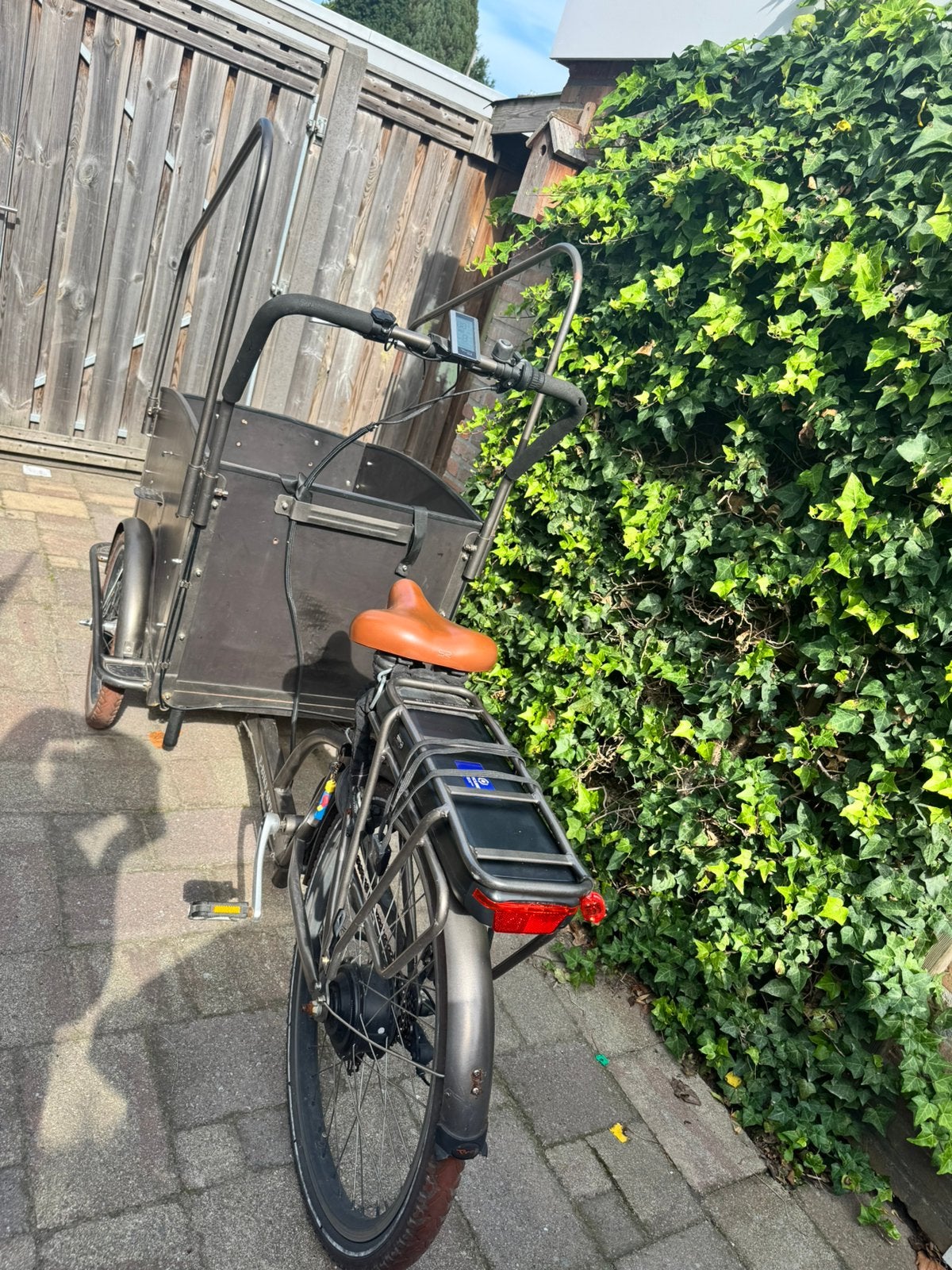 Troy bakfiets met nieuwe accu, Ophalen, Zo goed als nieuw, 4 kinderen of meer