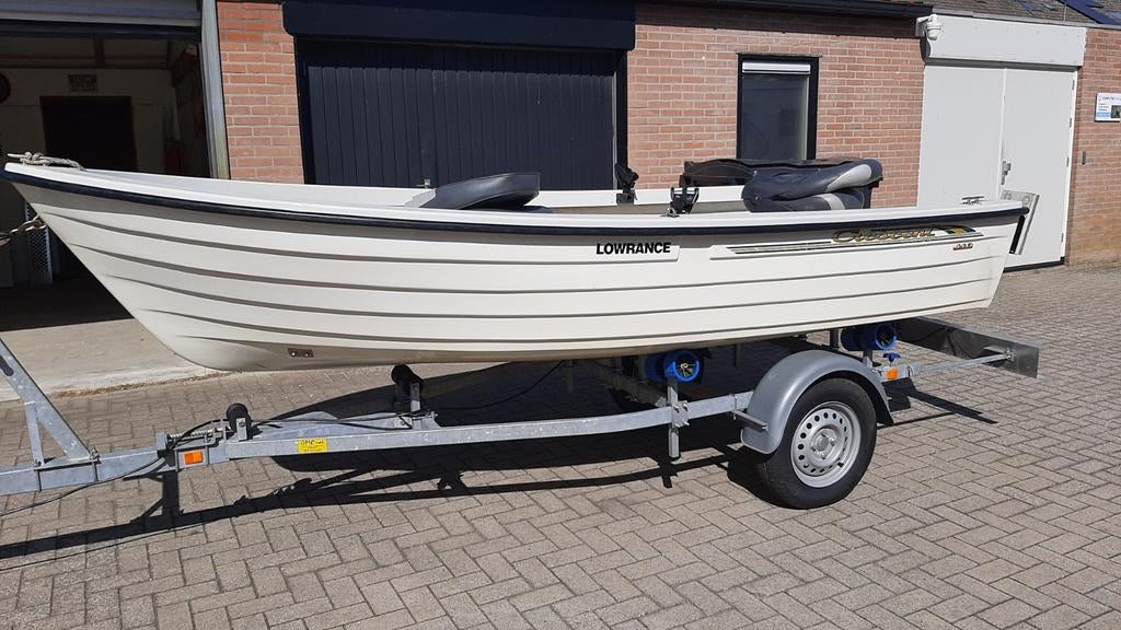 Crescent 410 visboot ., Ophalen, Tot 10 pk, Zo goed als nieuw, 3 tot 6 meter