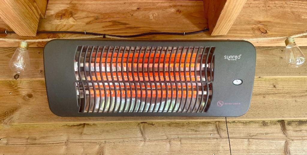 Terrasverwarming, Tuin en Terras, Terrasverwarmers, Draaibaar, Gebruikt, Wand, Ophalen