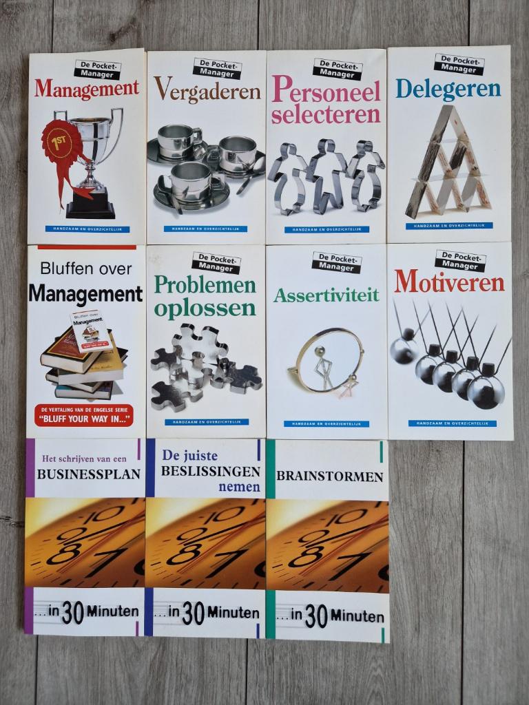 11 Pocket manager boeken, Boeken, Ophalen of Verzenden, Zo goed als nieuw