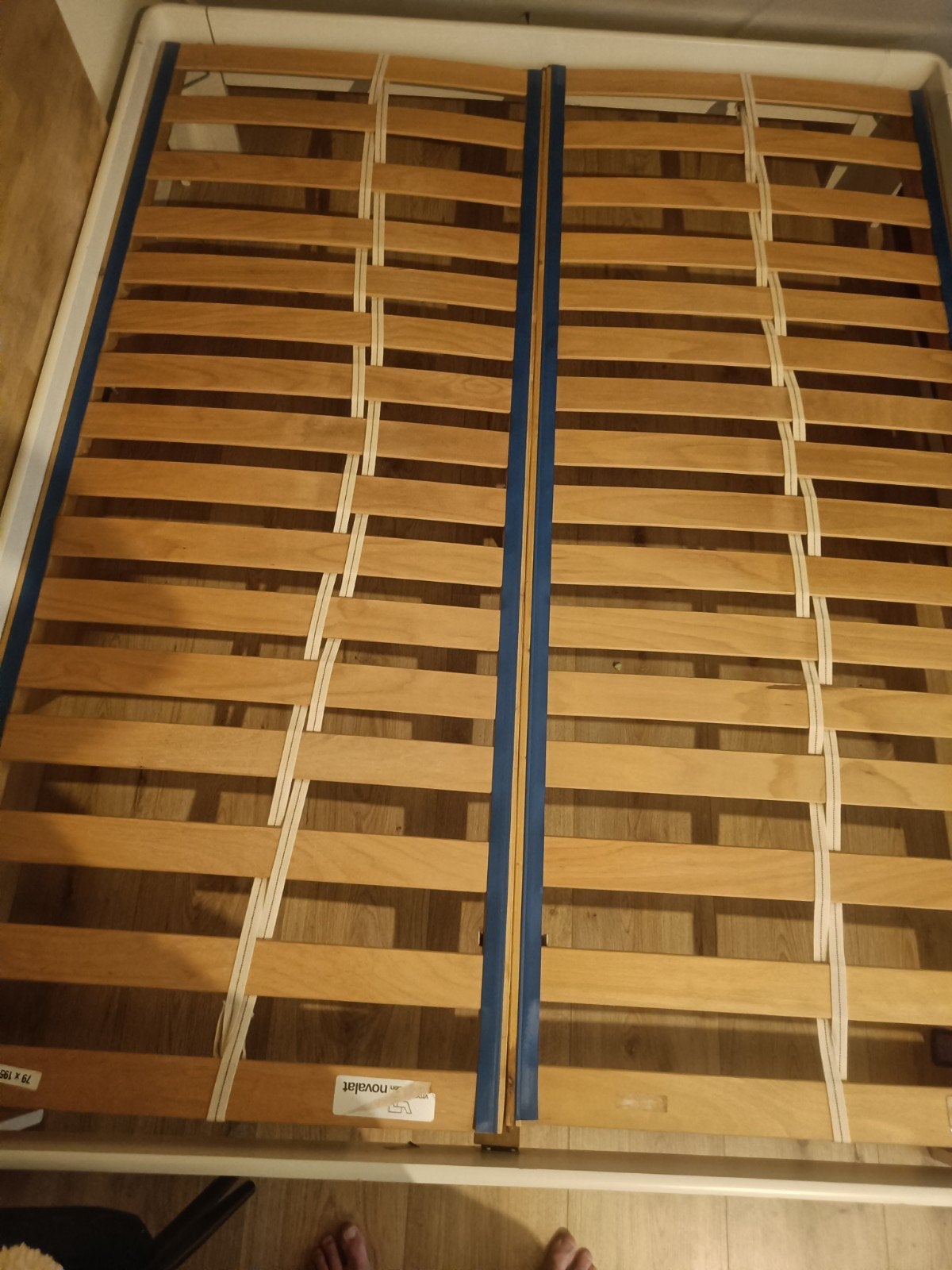 Gratis afhalen: 2 Lattenbodems voor 160x200, Ophalen, Gebruikt, Tweepersoons, 80 cm