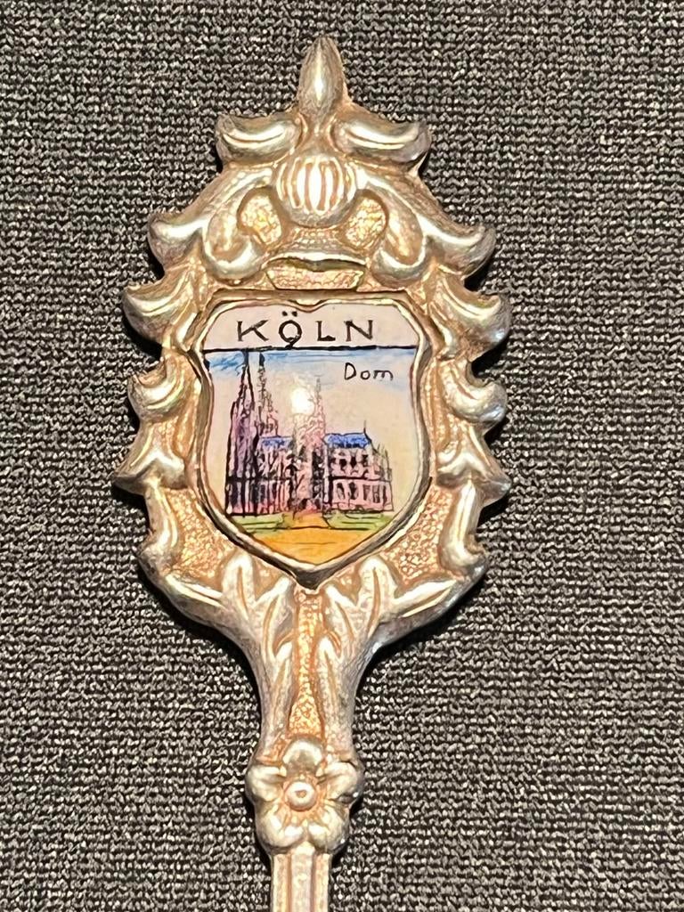 Vintage lepeltje Dom van Keulen., Ophalen of Verzenden