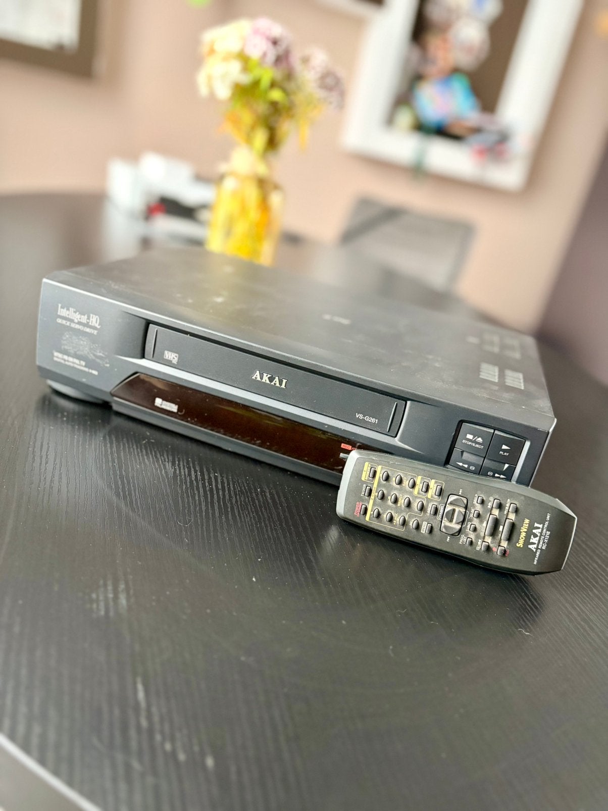 Akai VHS speler VS-G261 werkend met afstandsbediening, Ophalen of Verzenden, Gebruikt, VHS-speler of -recorder