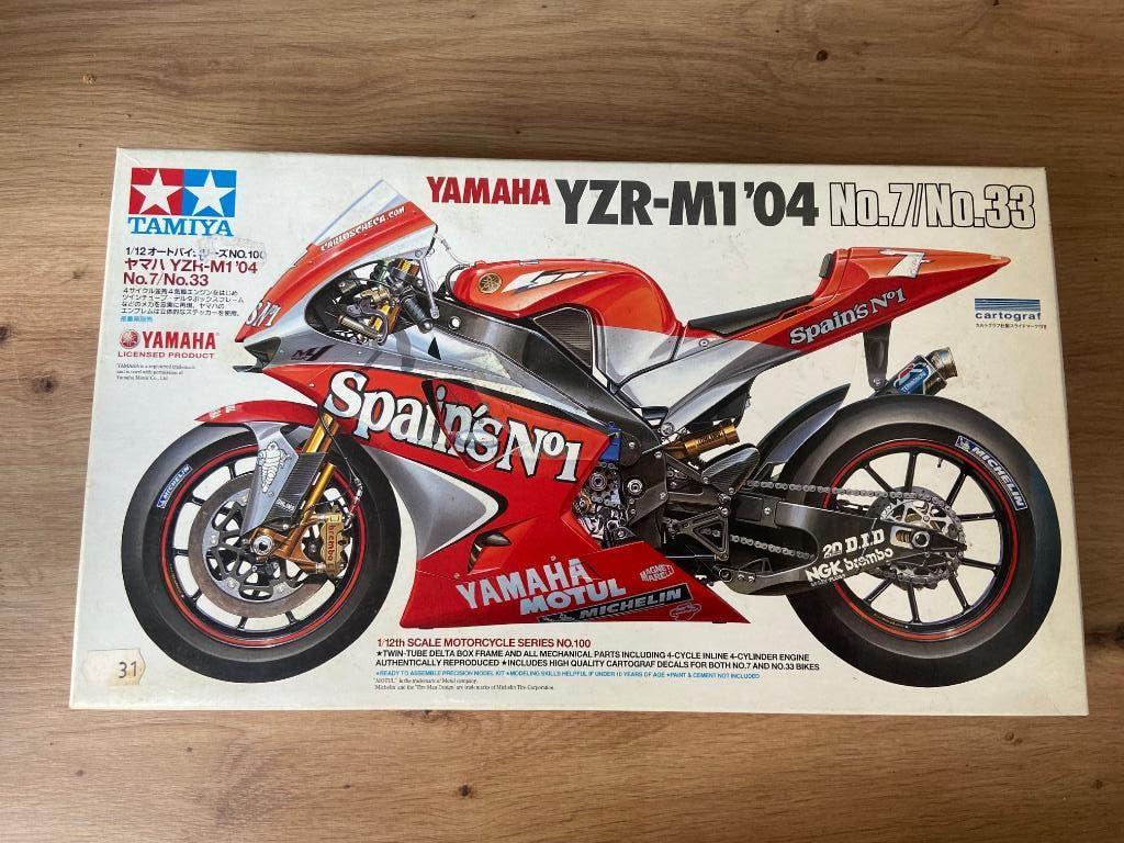 Tamiya 100 Yamaha YZR-M1 '04, Ophalen of Verzenden, Zo goed als nieuw, Tamiya, Groter dan 1:32