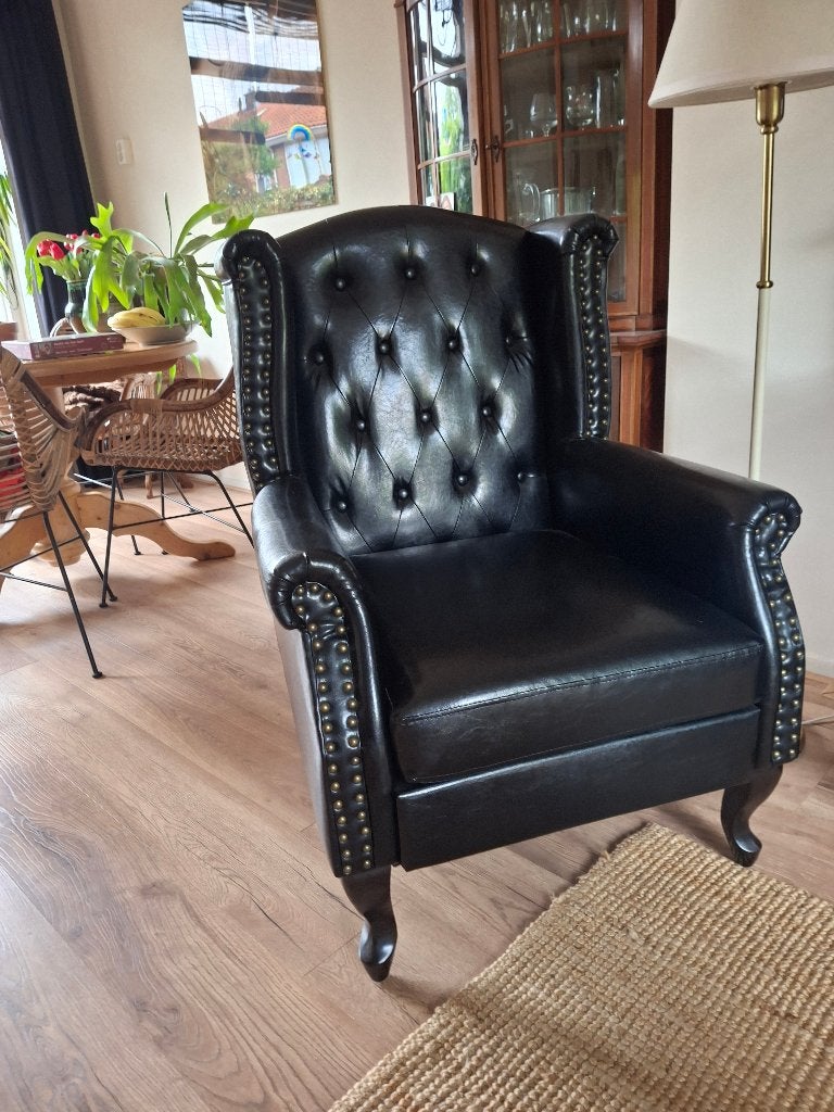FAUTEUIL, Ophalen, Barok/ chesterfield, Zo goed als nieuw, 75 tot 100 cm