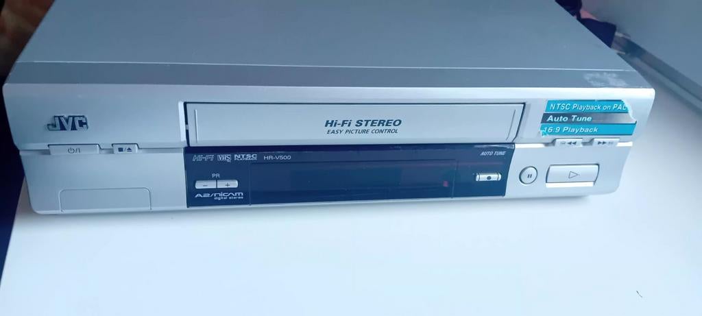 JVC HR-V500 VHS-speler - Hi-Fi Stereo, NTSC Playback, Ophalen of Verzenden, Gebruikt, VHS-speler of -recorder