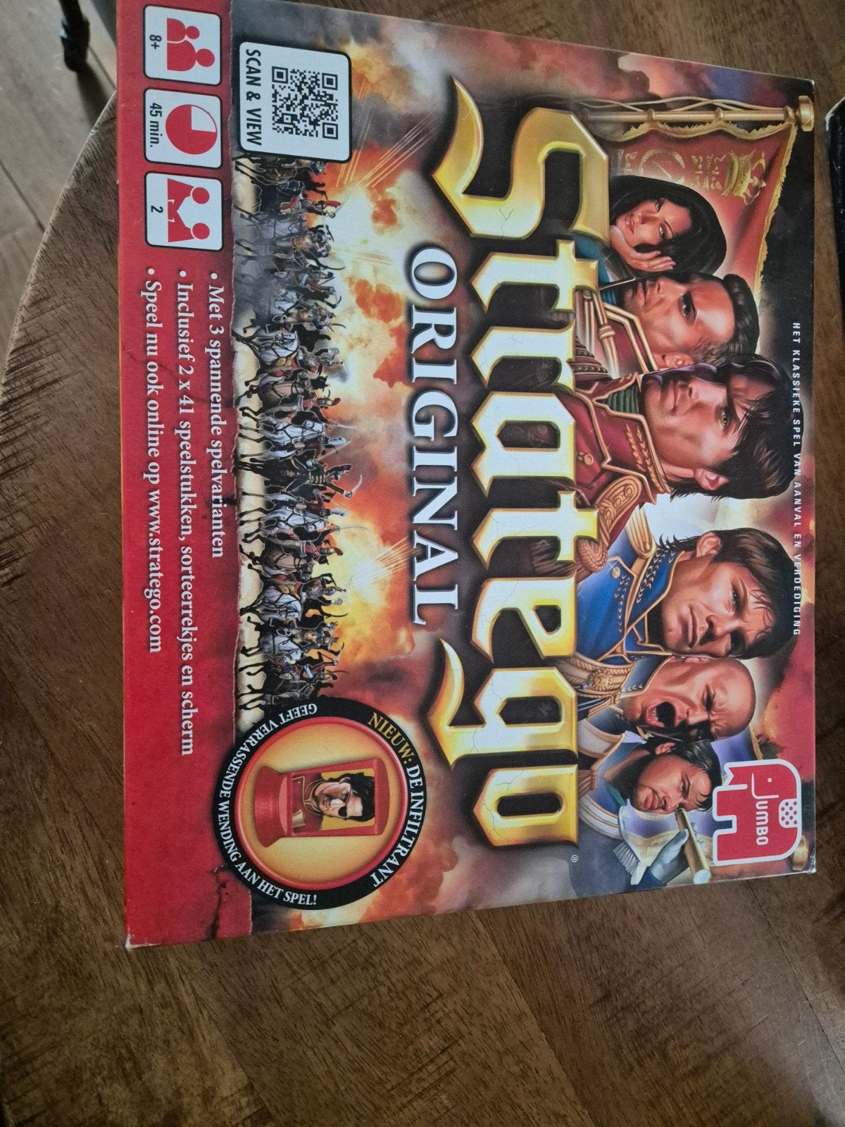 Stratego Original Bordspel - Compleet en in goede staat, Een of twee spelers, Ophalen of Verzenden, Zo goed als nieuw, Jumbo